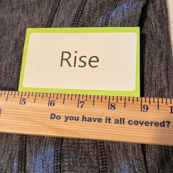 Athletic yoga pants, Heather, Gray color, cuffed or uncuffed size small - Picture 10 of 12